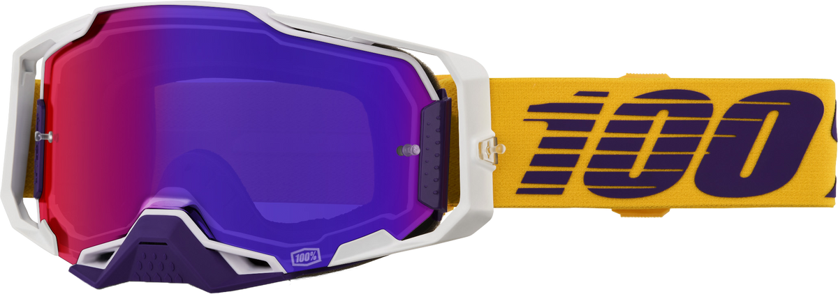 100% Armega Goggles - Difenbak Purple Mirror Lens