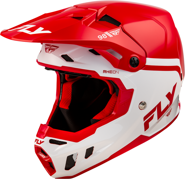 Photo of FLY RACING YOUTH FORMULA CC OBJECTIVE HELMET RED/WHITE YL by FLY RACING - Premium Helmets for UTVs / Side by Sides