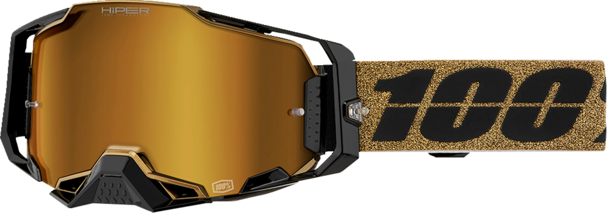 100% Armega HiPER Goggles - Glory Red Mirror