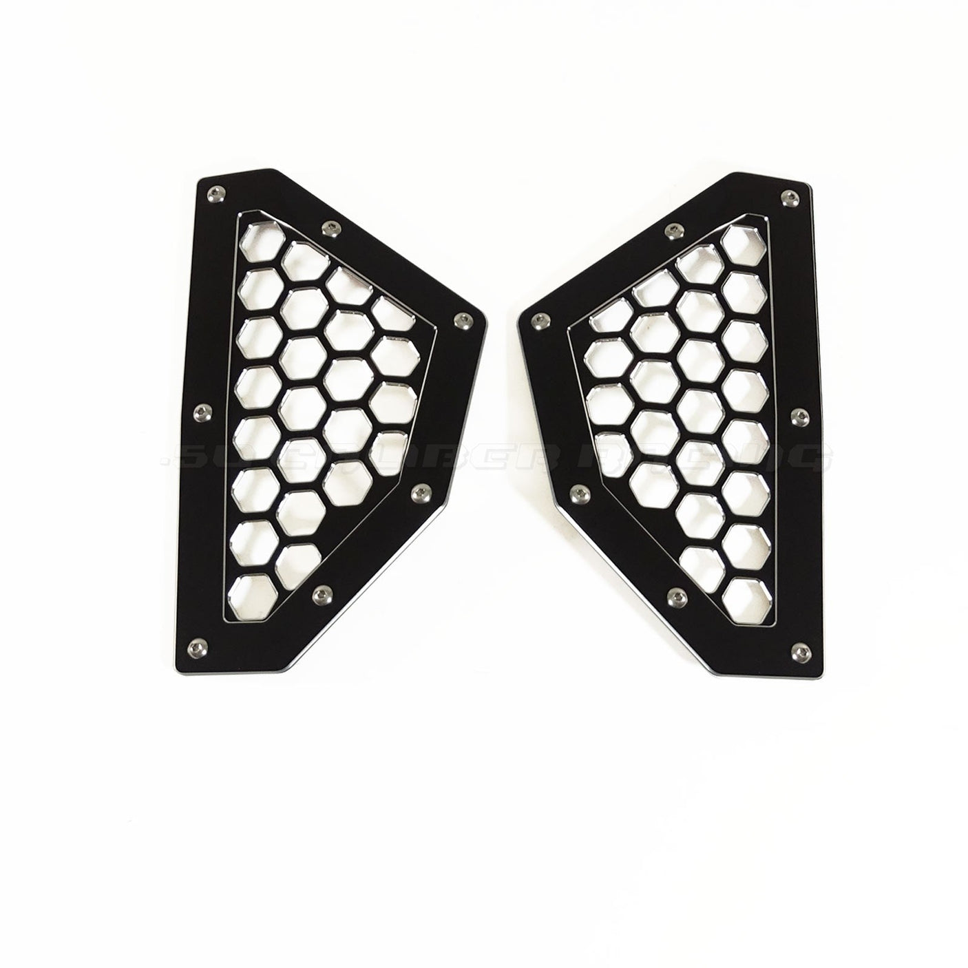 50 Caliber Racing Billet Rear Grille Bezels for Can-Am X3 (2 & 4 Seat Models)