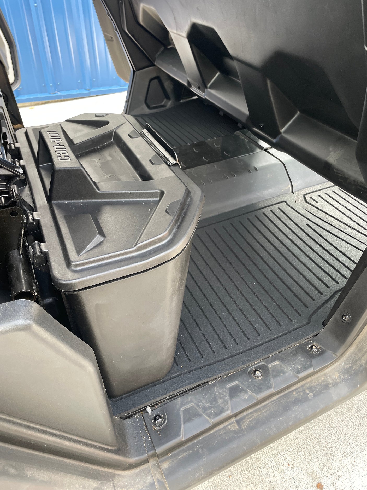 Photo of Can-Am Defender Rubber Floor Mats - 3/8" Recycled Rubber, Made in USA (2016-2025) by Terick Solutions - Premium UTV Rubber floor mats for UTVs / Side by Sides