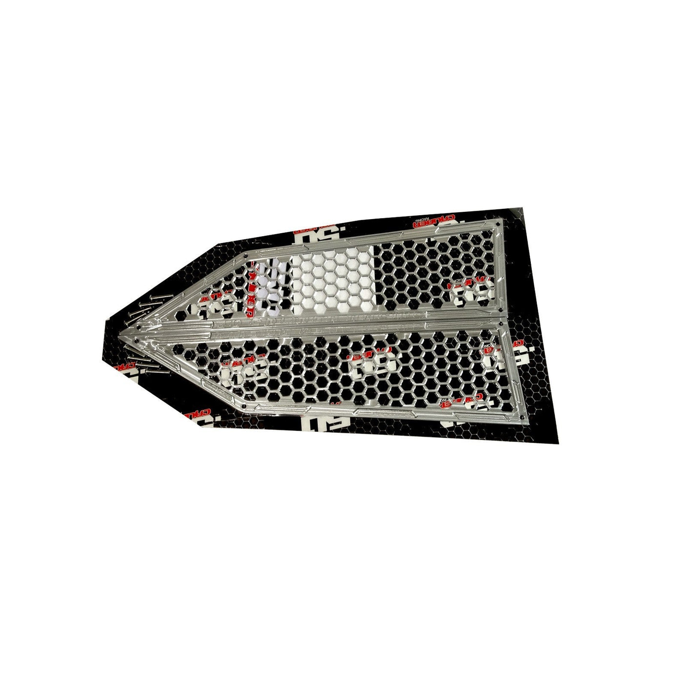 50 Caliber Racing RZR XP Turbo Billet Air Intake Grille Bezel Kit