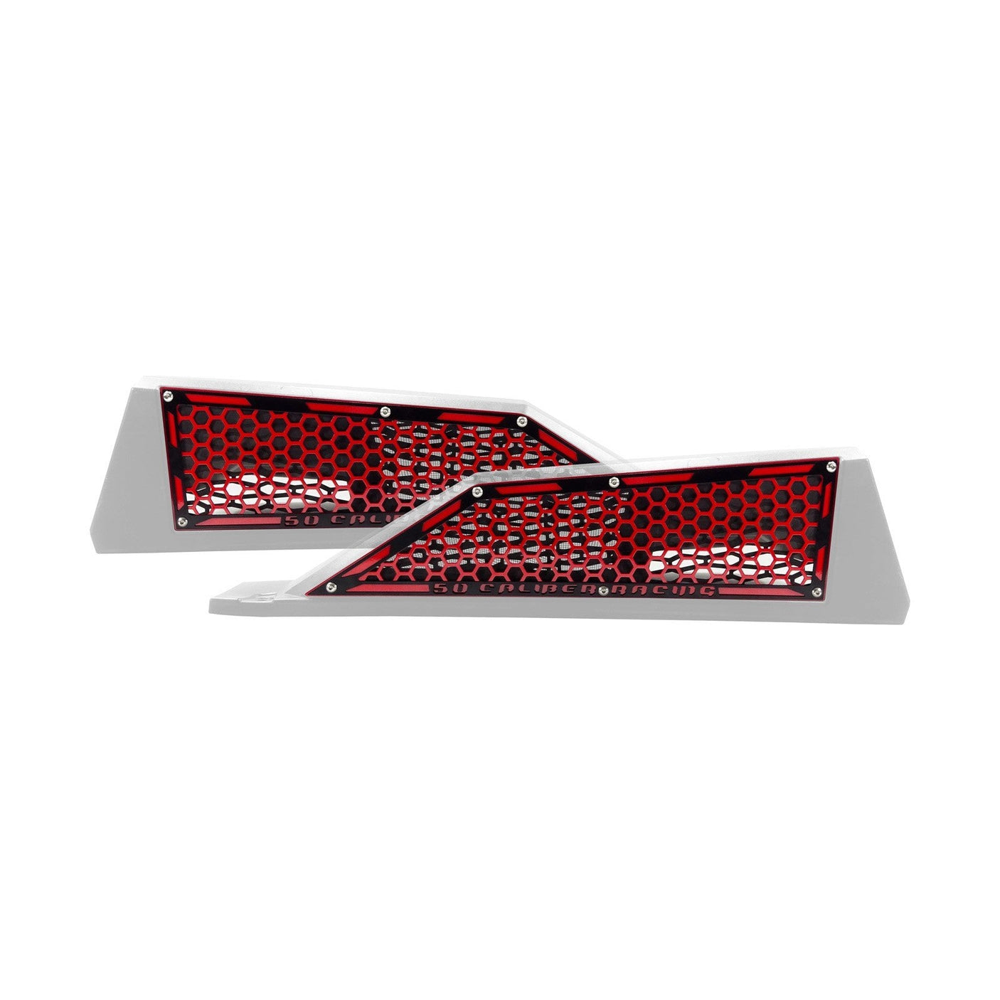 50 Caliber Racing RZR XP Turbo Laser Cut Steel Side Intake Grilles