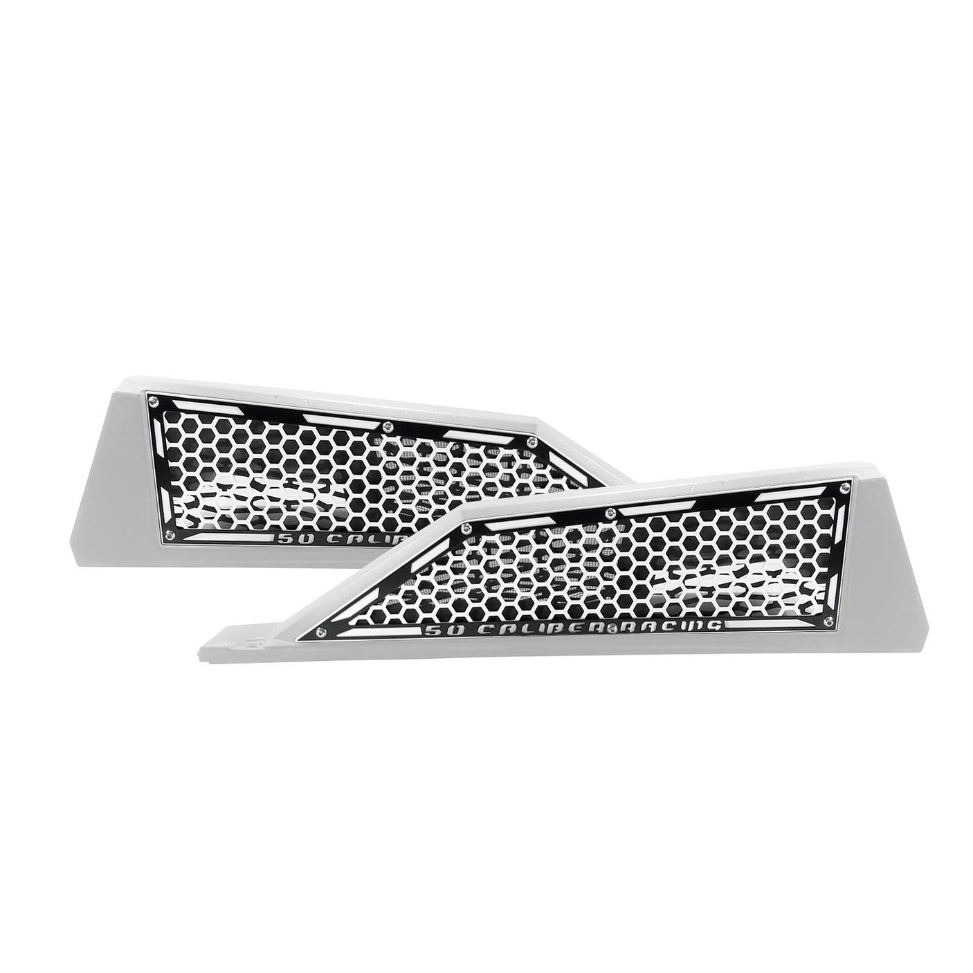 50 Caliber Racing RZR XP Turbo Laser Cut Steel Side Intake Grilles