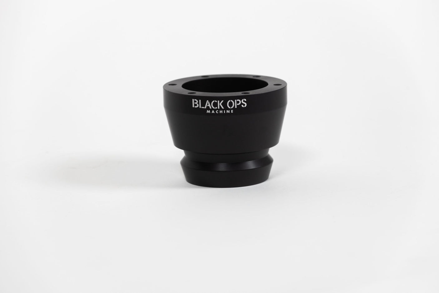 Can-Am / Polaris 6-Bolt Steering Wheel Hub Retainer - Billet 6061-T6 Aluminum, Anodized Black
