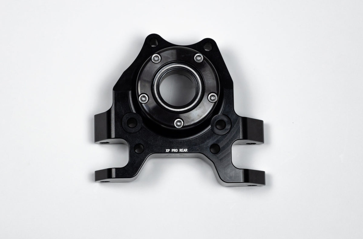 Polaris RZR XP Pro Rear Knuckles - 6061 Billet Aluminum, Sealed Bearing Carrier, Direct Bolt-In (Sold in Pairs)