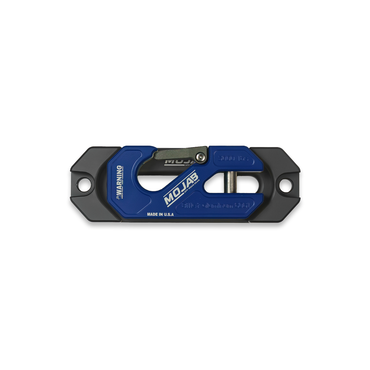 Photo of Side By Side / UTV Aluminum Recessed Winch Shackle with Fairlead Kit, closed latch (LIFE TIME WARRANTY*) by MOJAB OFFROAD - Premium Winches & Winch Mounts for UTVs / Side by Sides