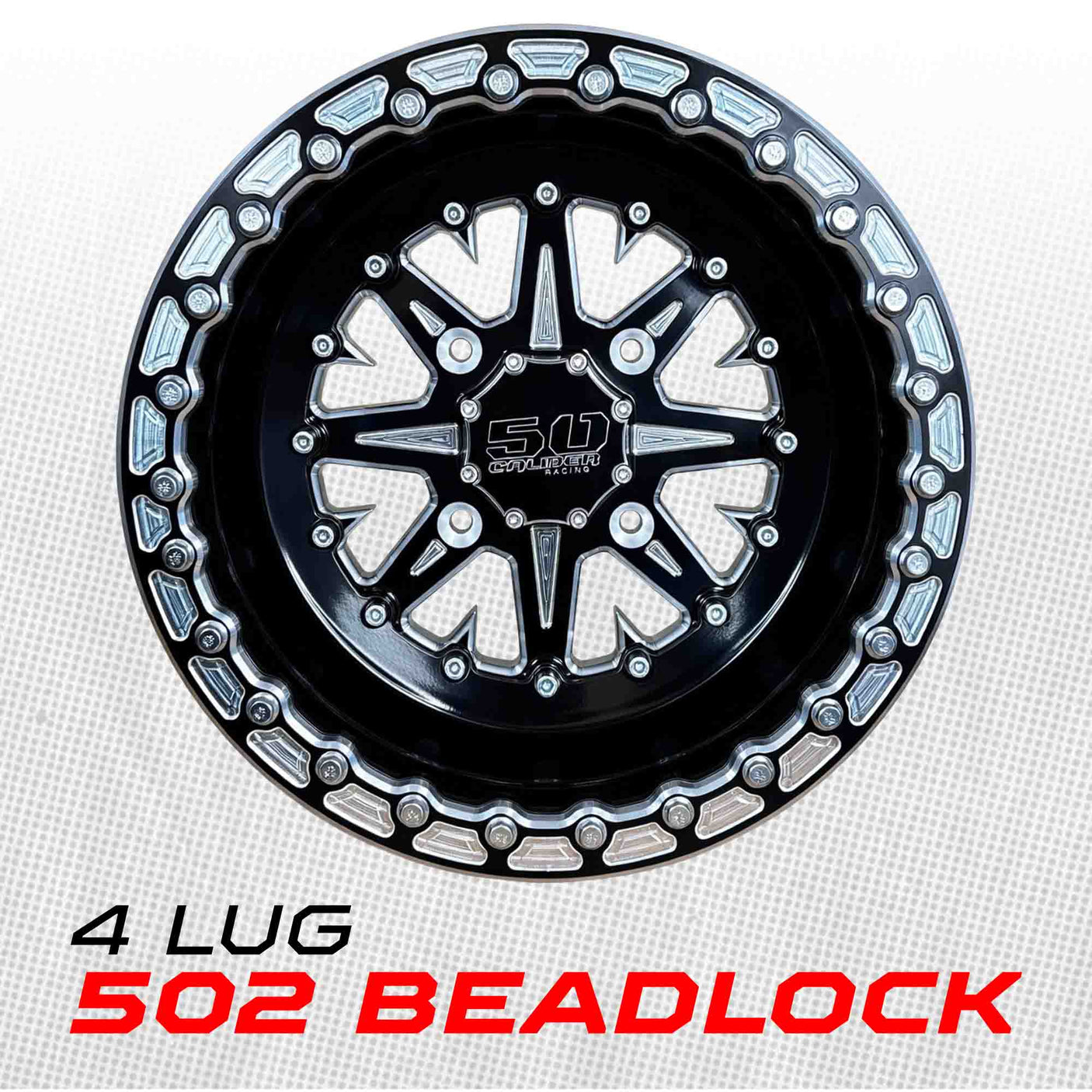 502 Billet Aluminum Beadlock Wheel - Black
