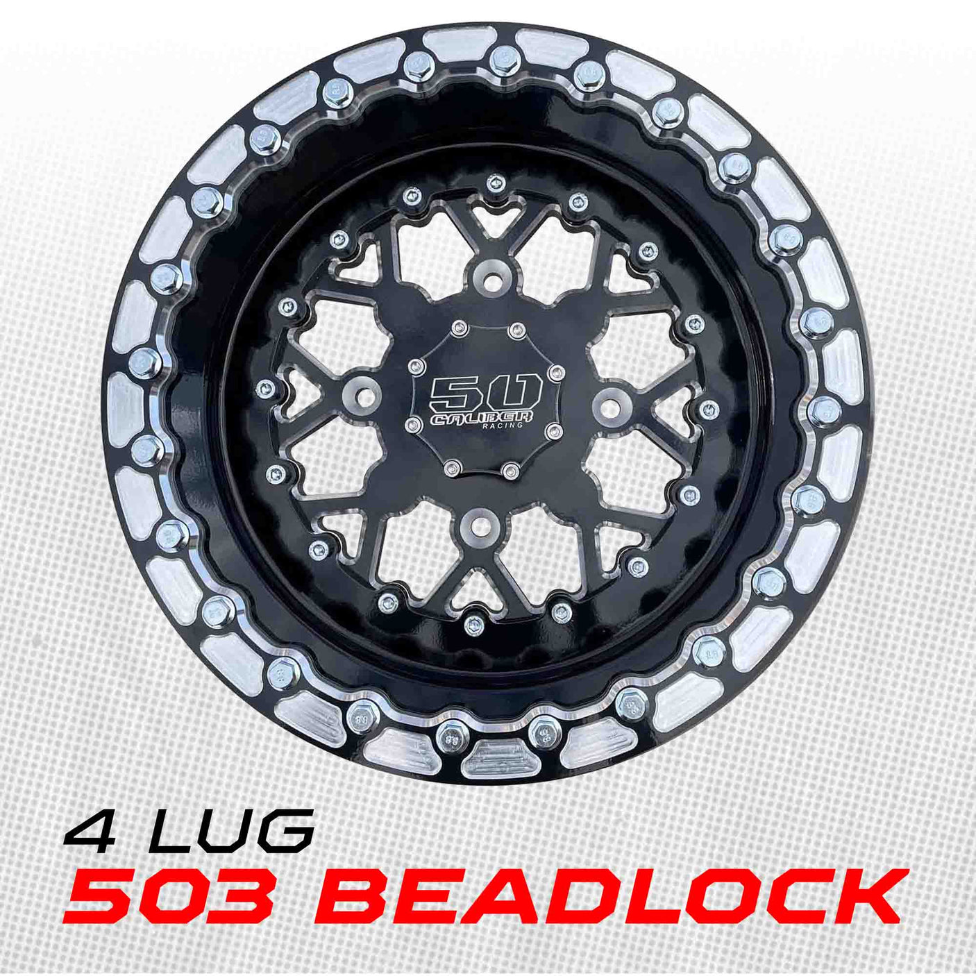 503 Billet Aluminum Beadlock Wheel - Black