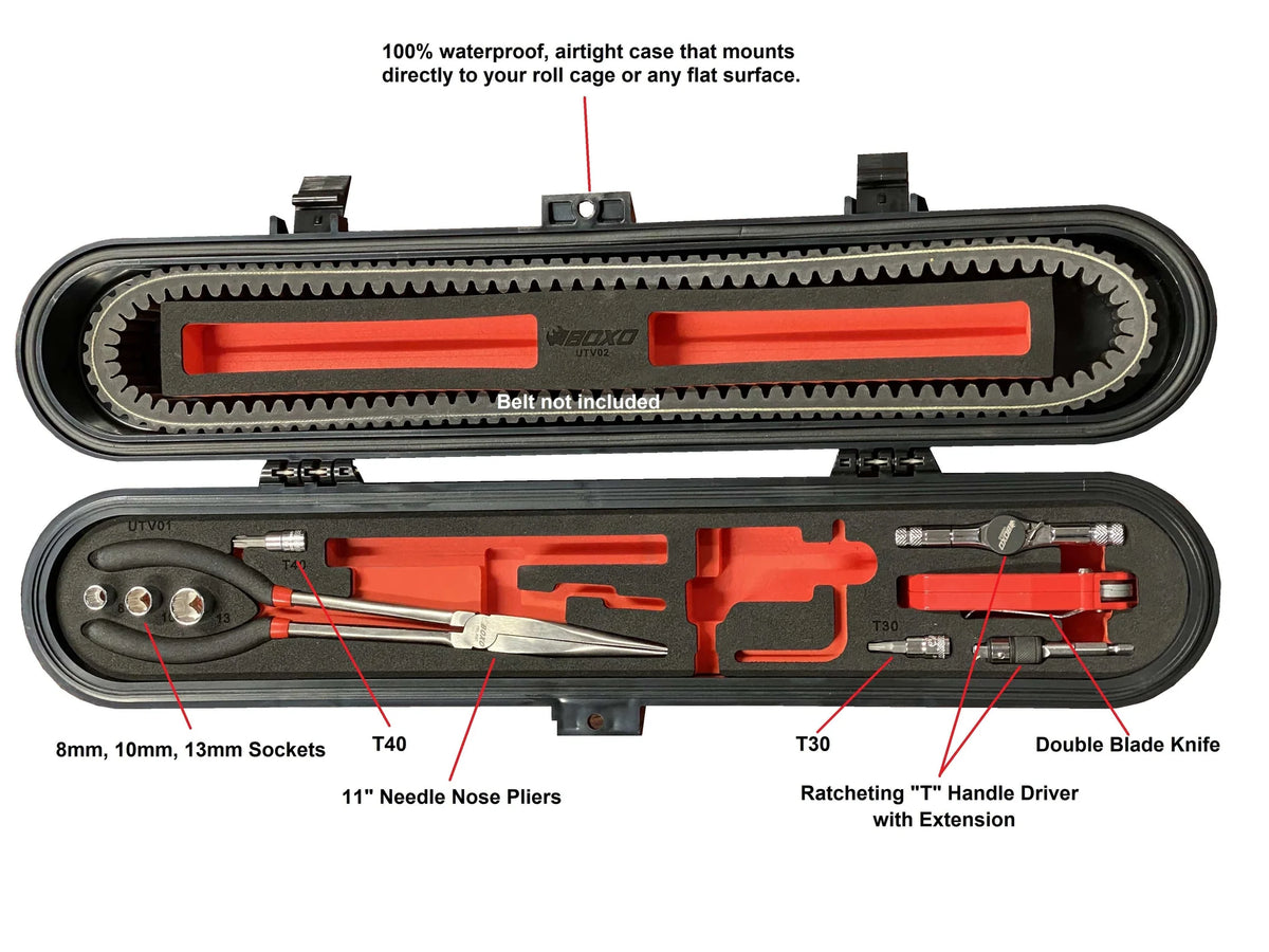 Photo of Savage UTV BOXO Tool Kit - Complete Belt Change Kit with Premium Tools by Savage UTV - Premium Clutch Tools & Accessories for UTVs / Side by Sides