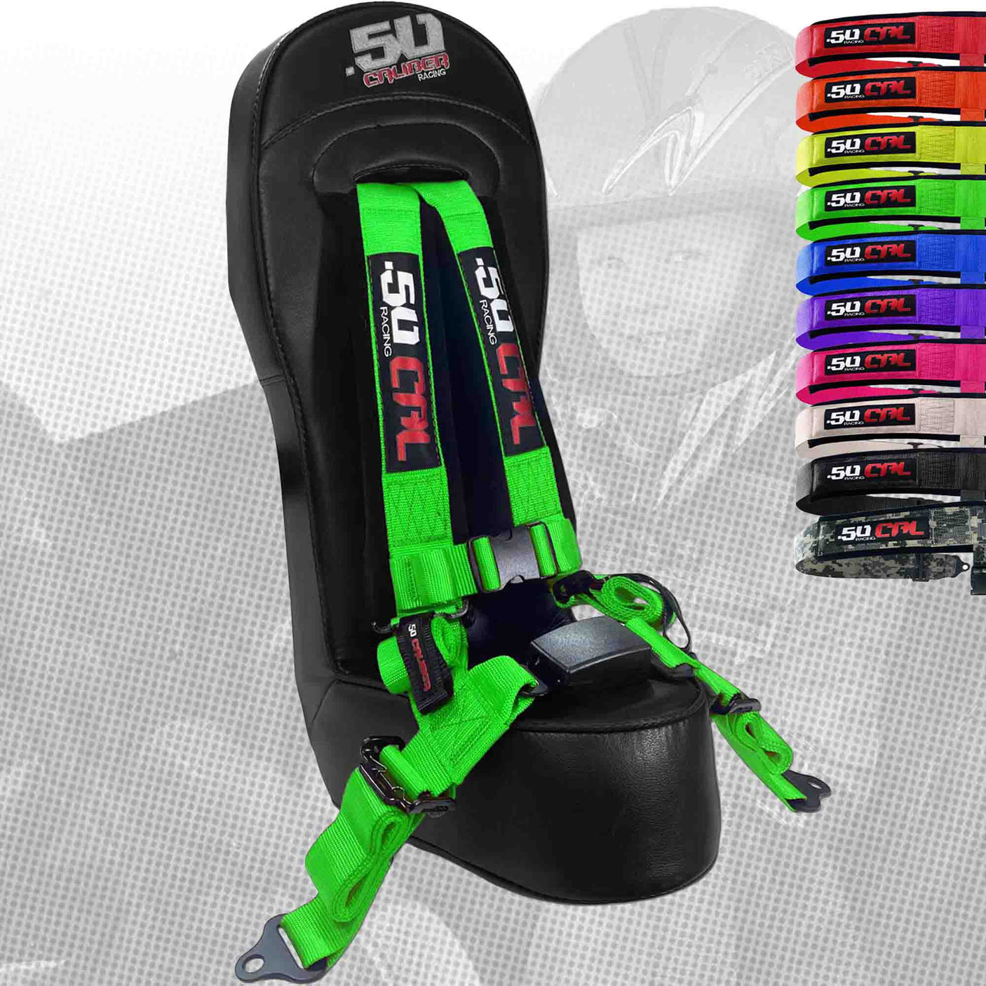 Can-Am Maverick X3 Bump Seat with Harness by 50 Caliber Racing