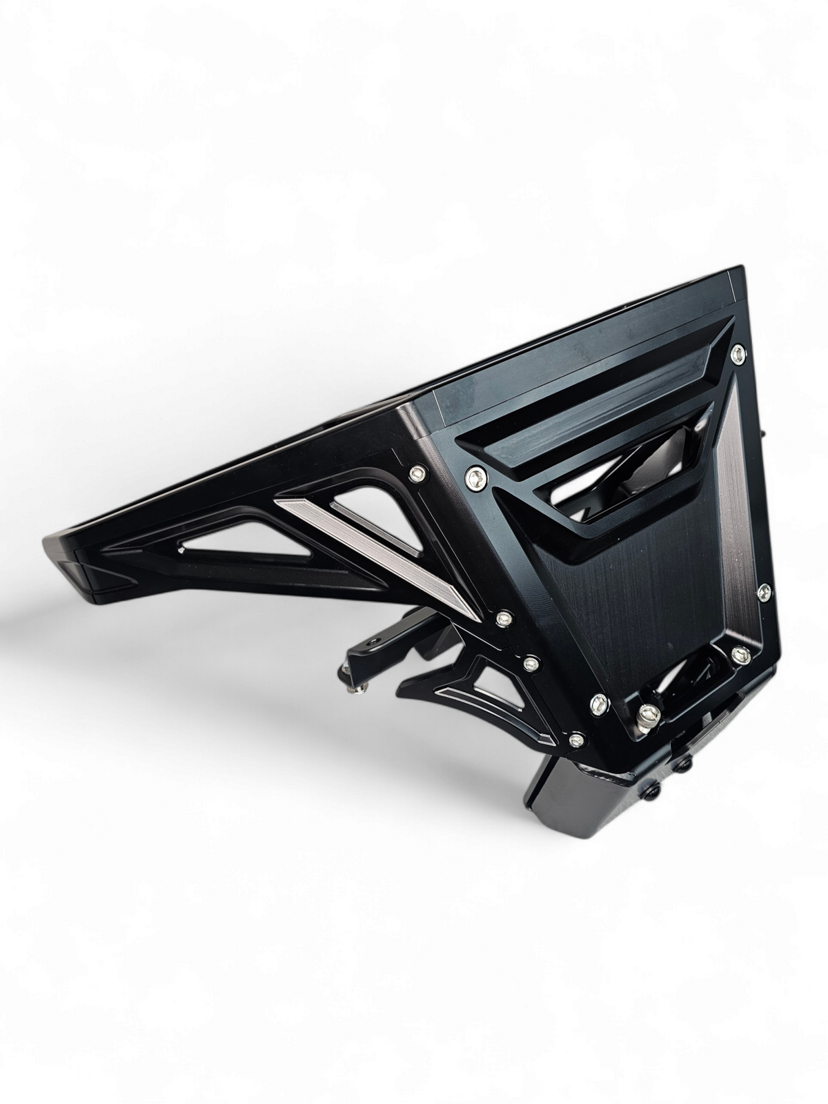 Can-Am Maverick X3 Machined Billet Front Winch Bumper - Black Anodize