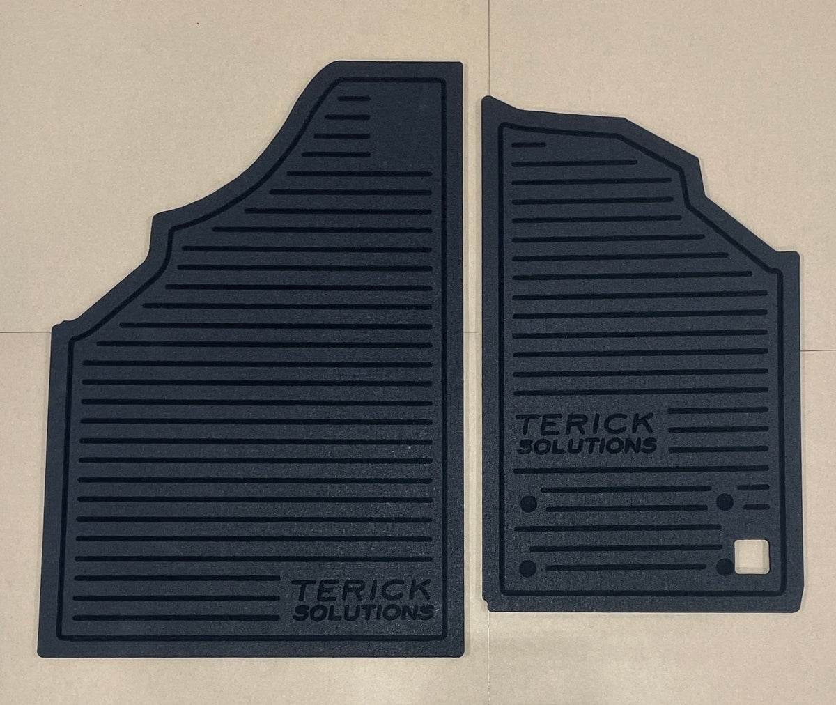 Photo of Can-Am Defender Rubber Floor Mats - 3/8" Recycled Rubber, Made in USA (2016-2025) by Terick Solutions - Premium UTV Rubber floor mats for UTVs / Side by Sides