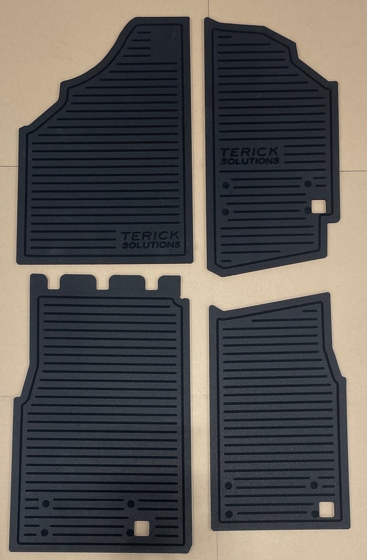 Photo of Can-Am Defender Rubber Floor Mats - 3/8" Recycled Rubber, Made in USA (2016-2025) by Terick Solutions - Premium UTV Rubber floor mats for UTVs / Side by Sides