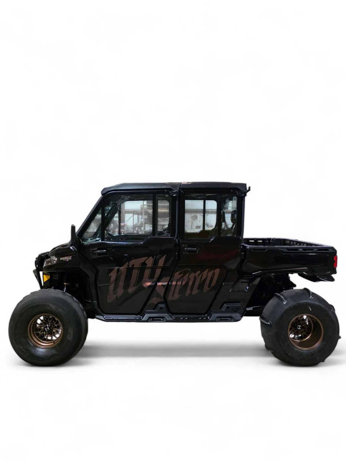 2016+ Can Am Defender HD10 Rocker Steps (4 Seat) - Elektric Offroad
