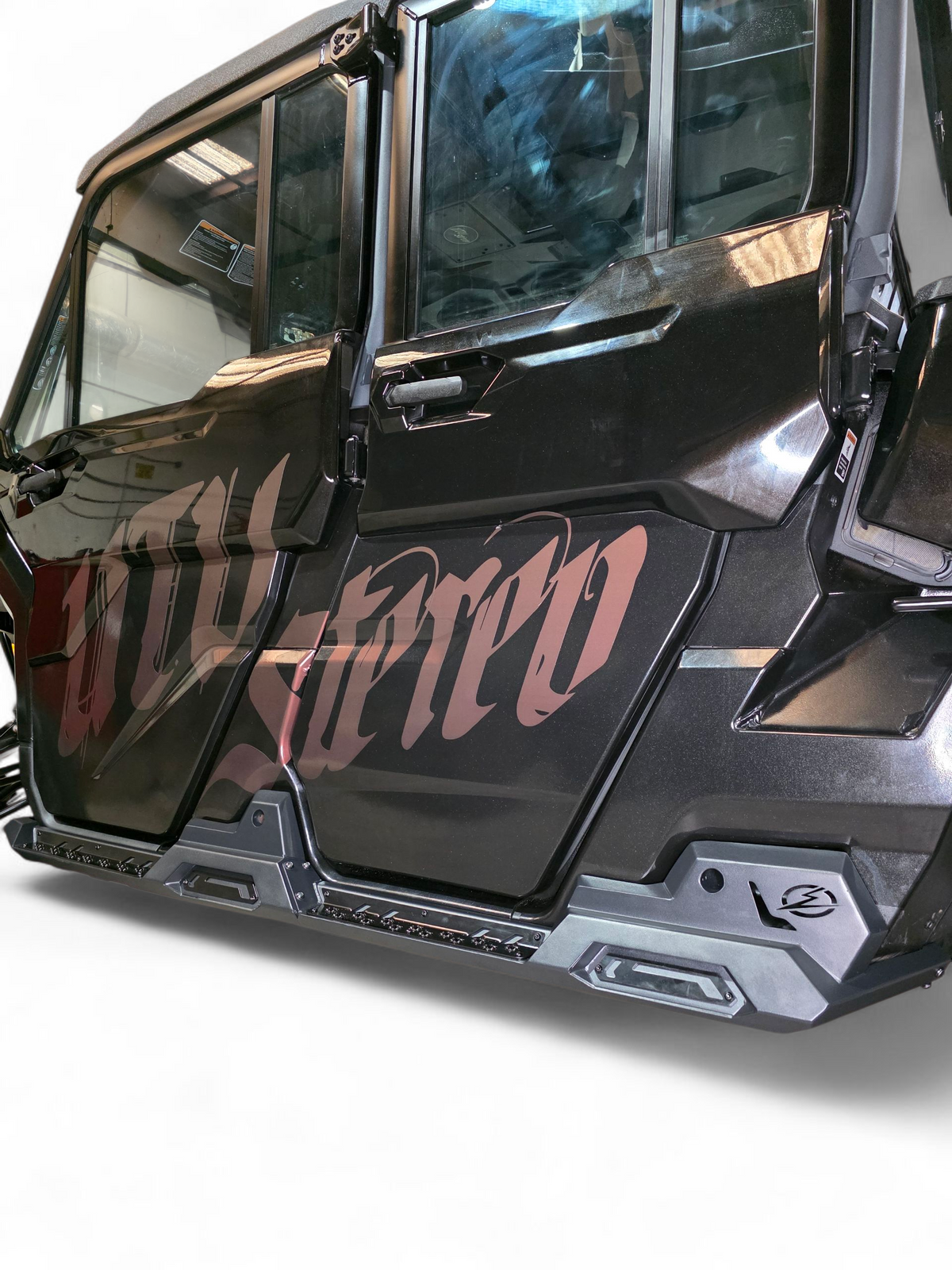 2016+ Can Am Defender HD10 Rocker Steps (4 Seat) - Elektric Offroad