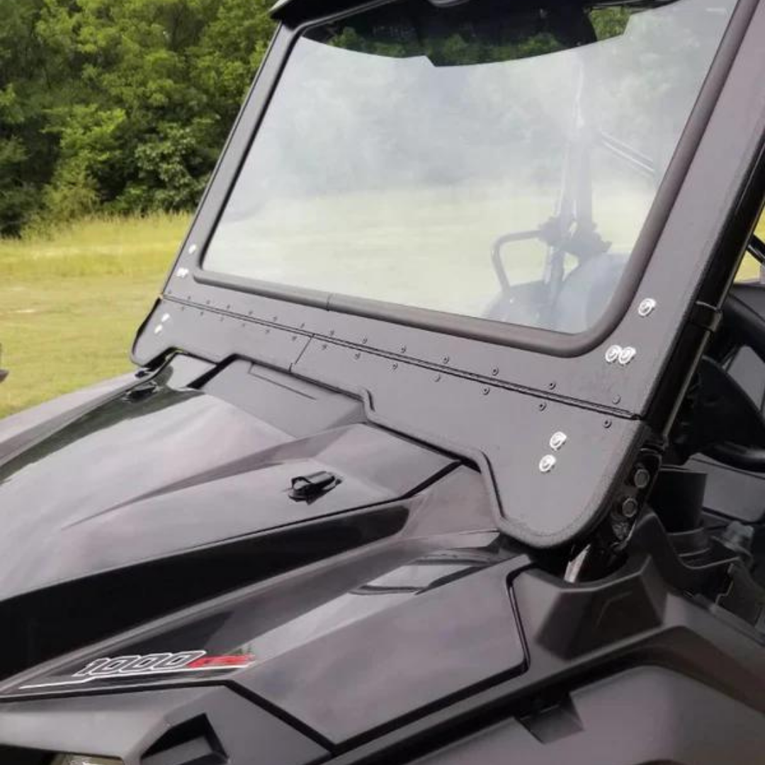 Photo of Honda Pioneer 1000 Full Glass Windshield (2016-2022) by Dirt Warrior Accessories - Premium Windshields for UTVs / Side by Sides