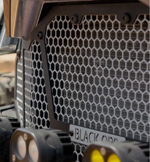 Black Ops Machine Polaris RZR Grill - Honeycomb Protection (Pro R, Turbo R, Pro XP)