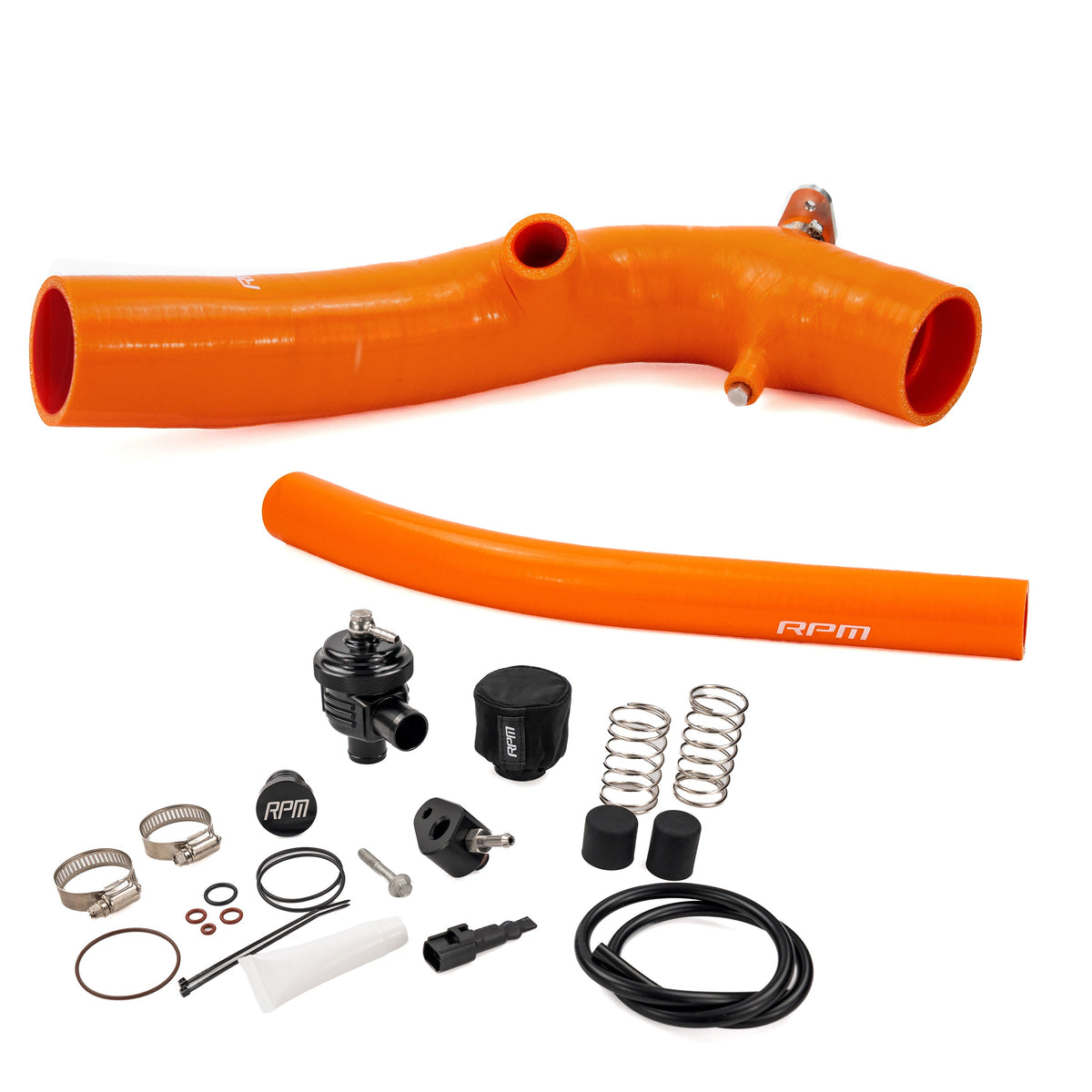 CFMOTO ZForce Z10 orange charge tube with mechanical BOV