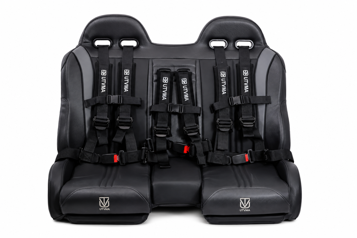 UTVMA Polaris RZR 900/1000 Front or Rear Bench Seat with Harnesses