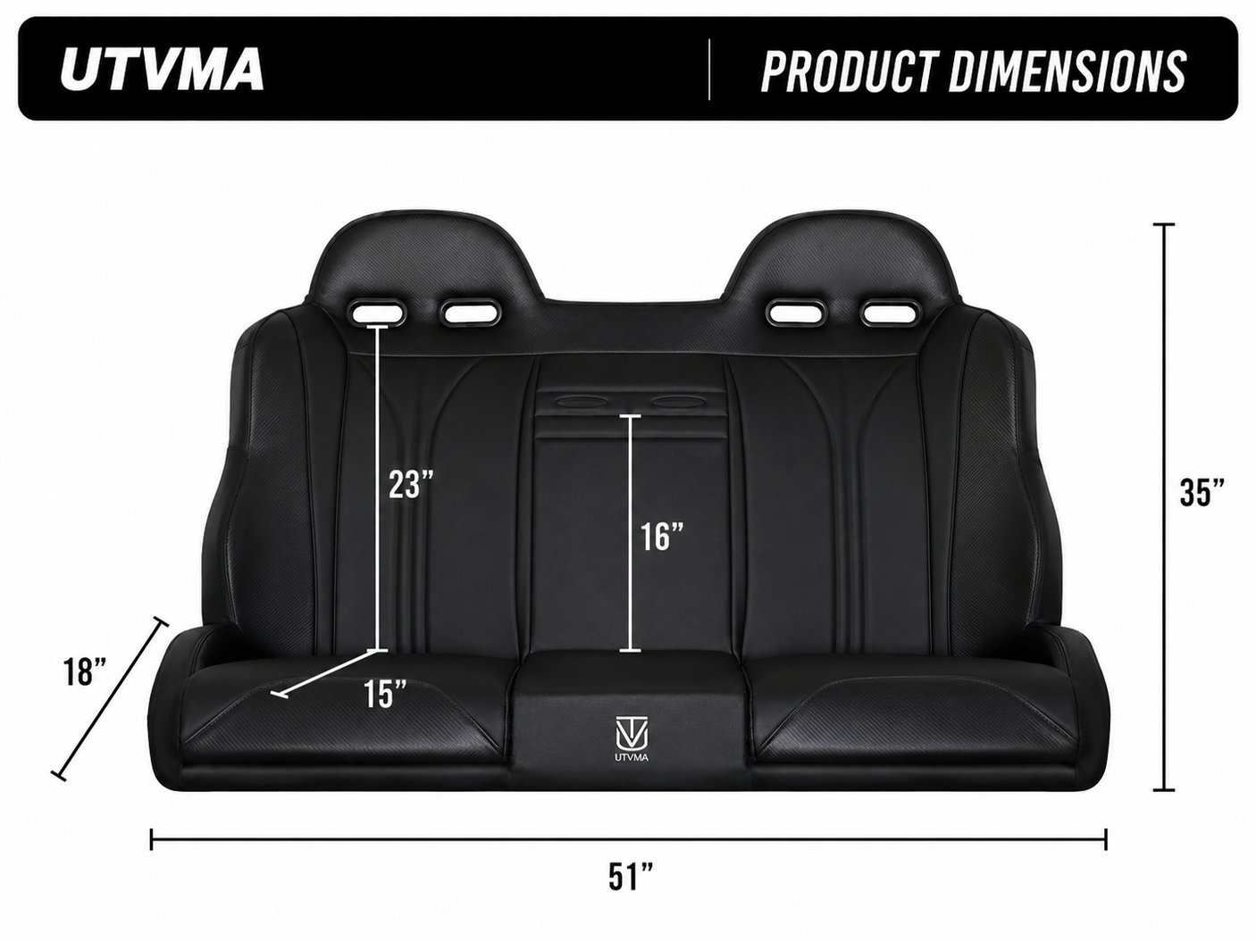 RZR PRO S Rear Bench Seat w/ Harnesses (2025+)