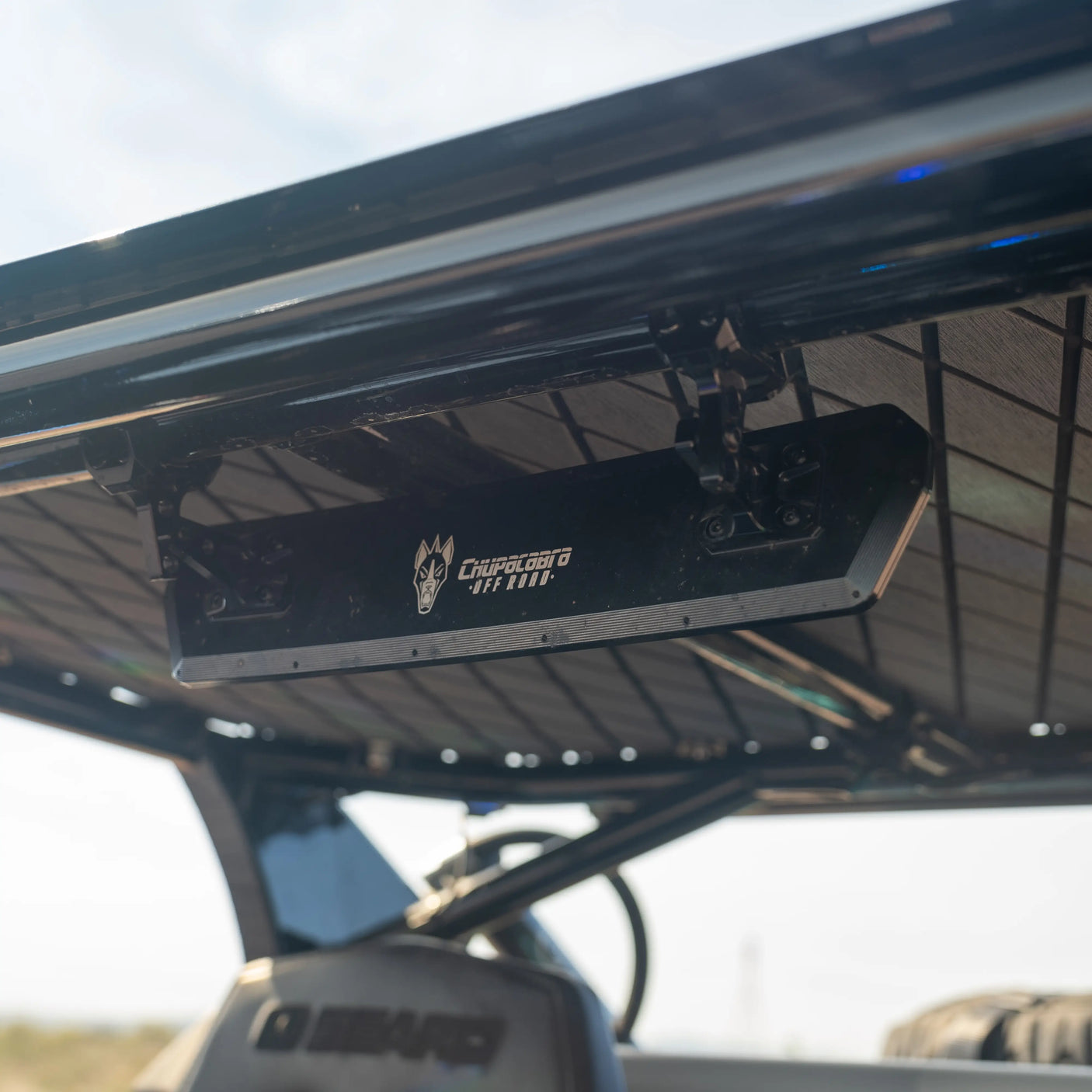 Super DELUXE 16” Offroad UTV Center Rearview Mirror - Huge Field of Vision + Durable Aluminum (2024)