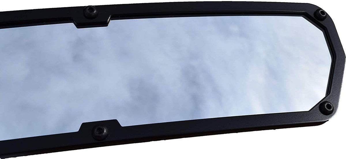 15" Deluxe 1.75 Center Rearview Mirror - Wide-Angle + Durable Aluminum Cover (2020+)