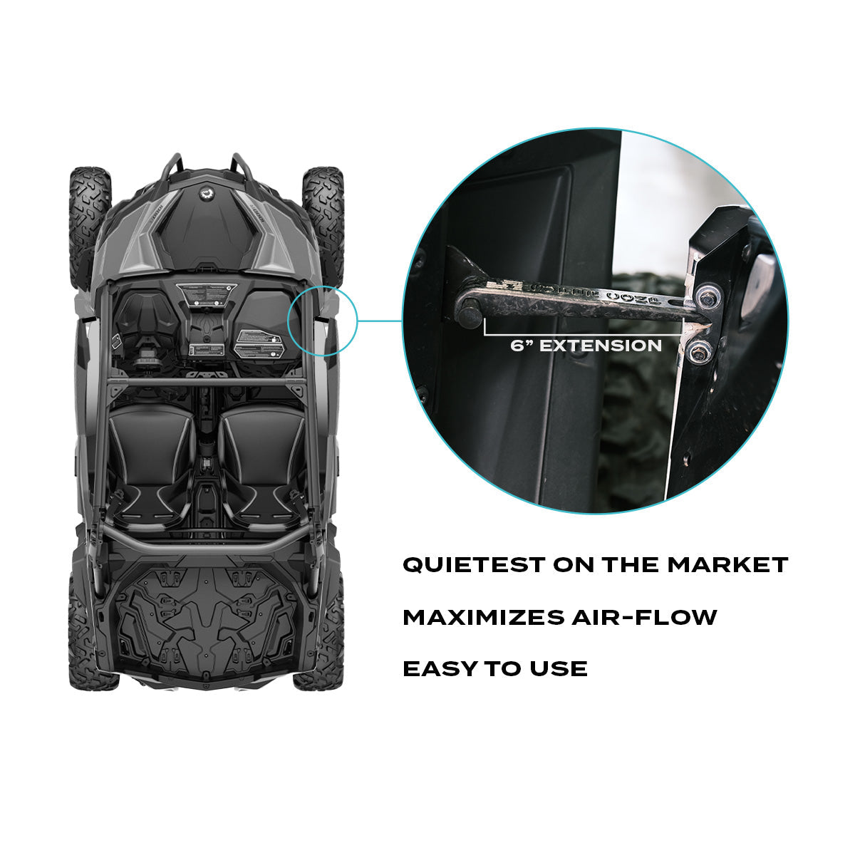 Fusion Fiber Aero Latch - Maximize Airflow + Keep Cool (2022+)