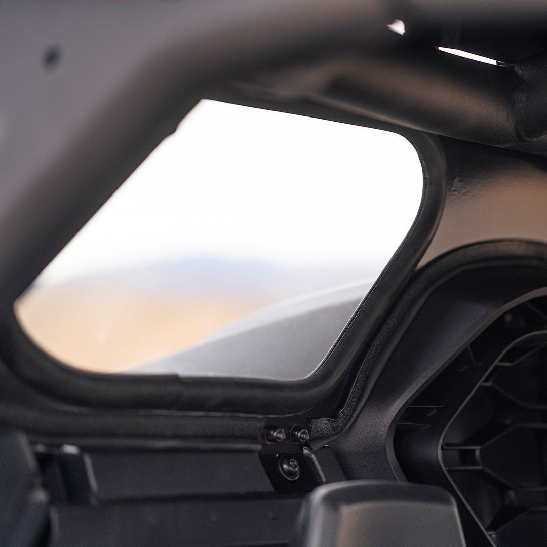 Can-Am Maverick R Rear Windshield - Impact-Resistant Polycarbonate