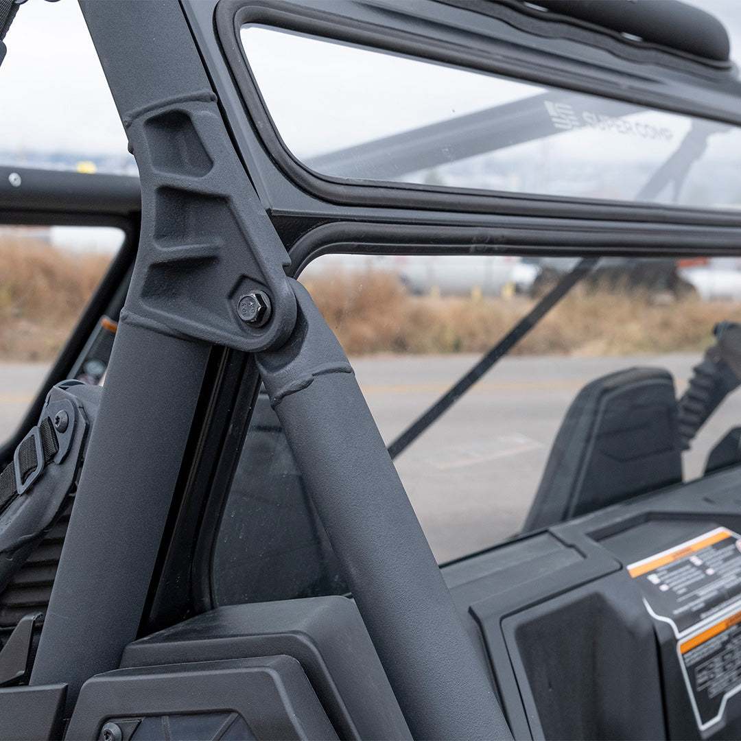 Photo of Can-Am Maverick Tinted Trail Rear Windshield by Super Comp - Premium Windshields for UTVs / Side by Sides