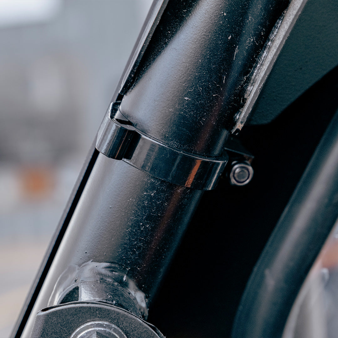 Photo of Polaris Trail 900 Rear Tinted Windshield by Super Comp - Premium Windshields for UTVs / Side by Sides