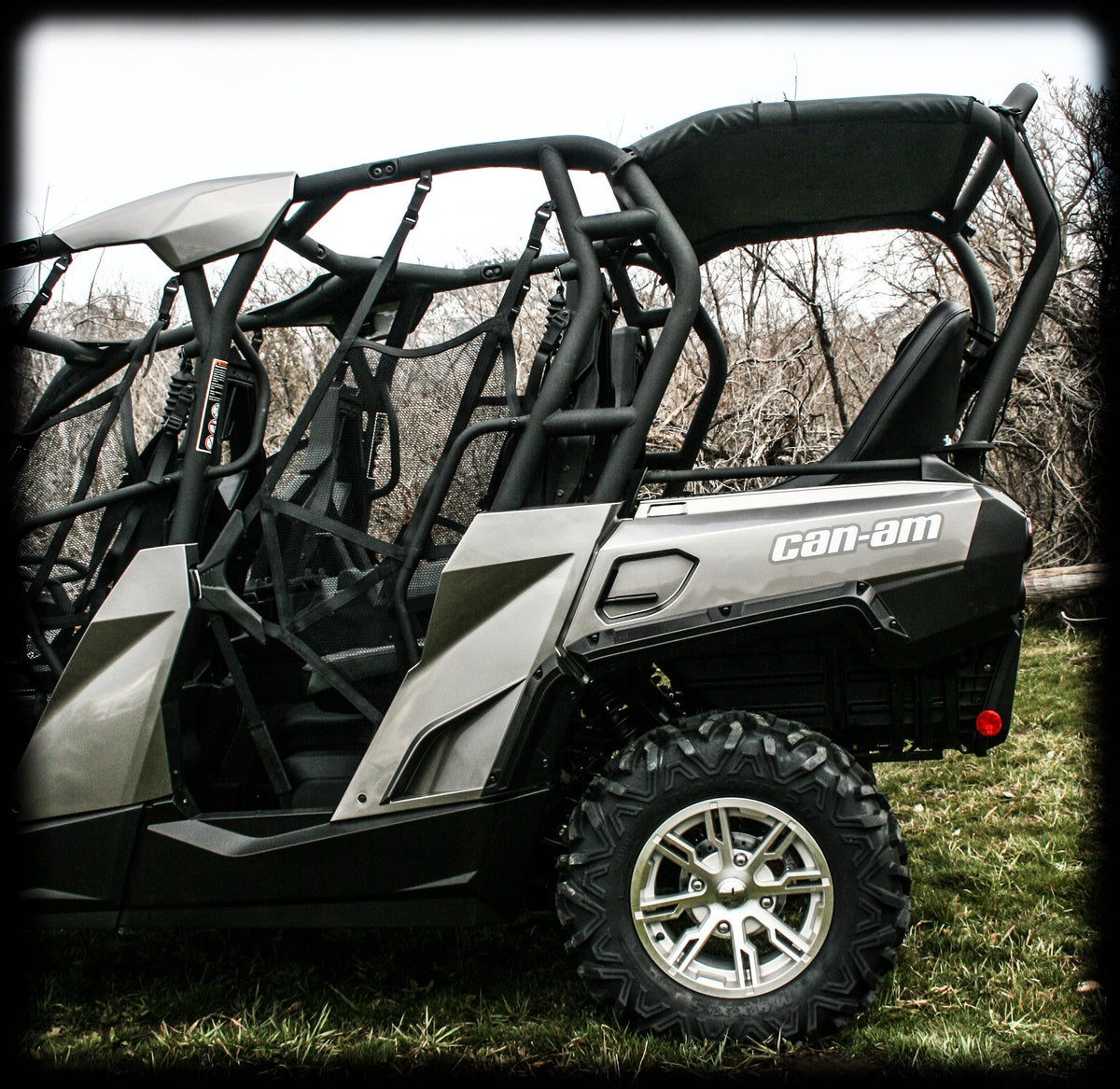 Photo of Commander Max Rear Soft Top (2011-2020) by UTV Mountain Accessories - Premium Roofs for UTVs / Side by Sides