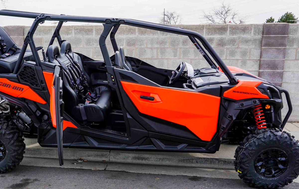 Maverick Sport Max Rear Bench with Harnesses - Comfortable + Safe (2019+)