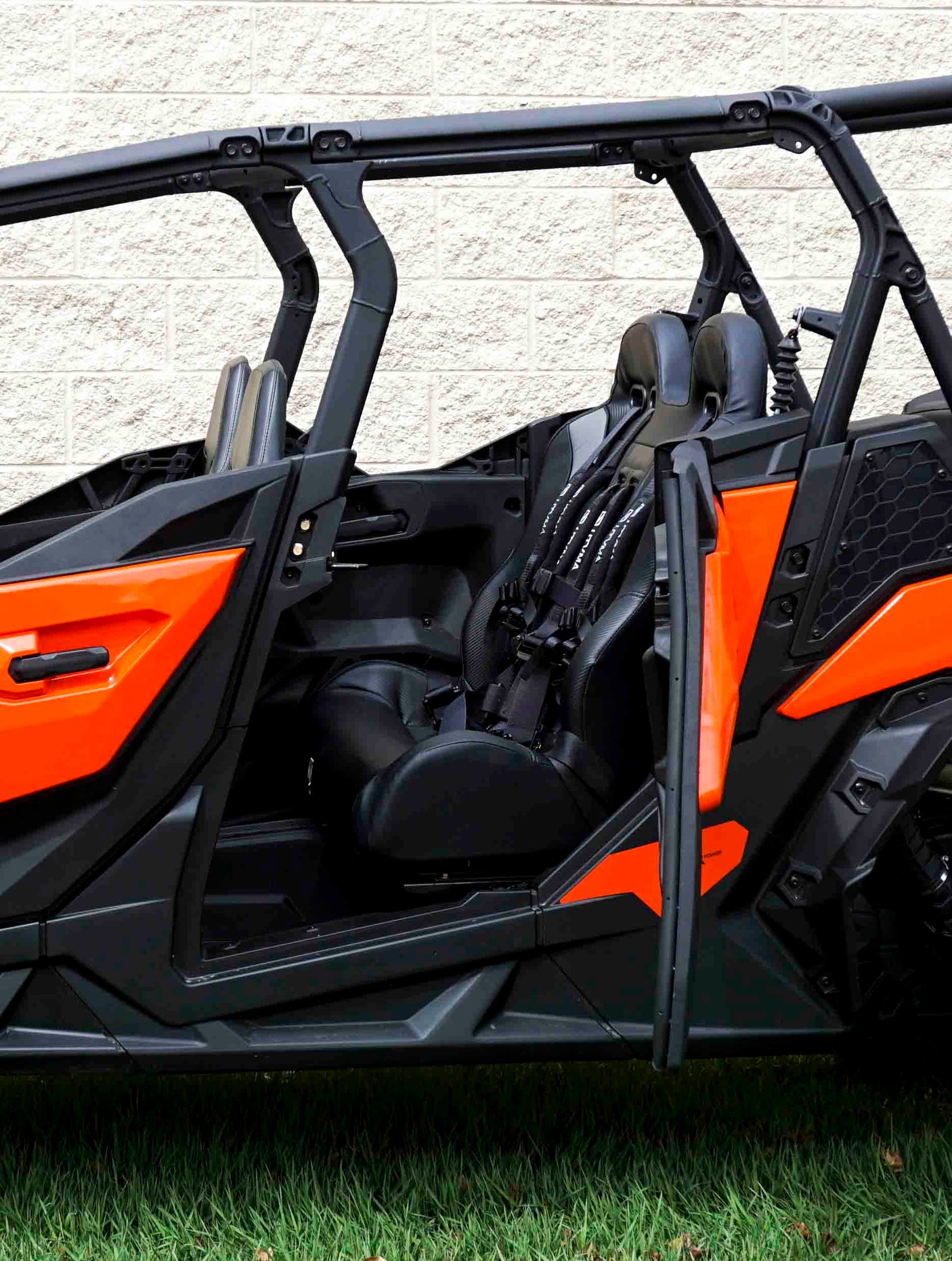 Maverick Sport Max Rear Bench with Harnesses - Comfortable + Safe (2019+)
