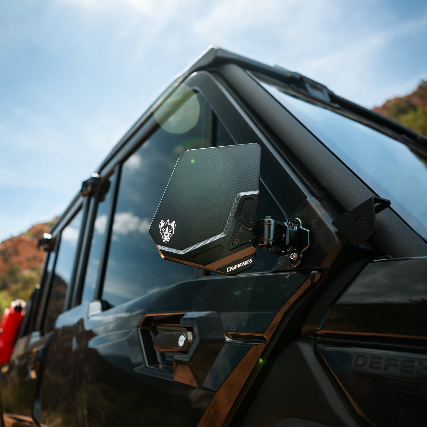 Cuero UTE Side Mirror - Wide Field of View + Adjustable Lighting (2024)