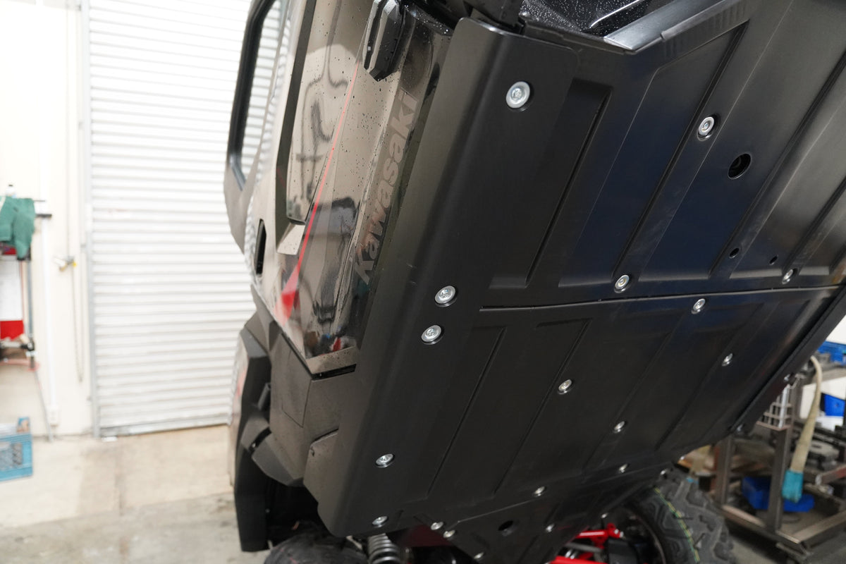 Photo of Kawasaki Ridge UHMW Rock Sliders by Factory UTV - Premium Rock Sliders for UTVs / Side by Sides