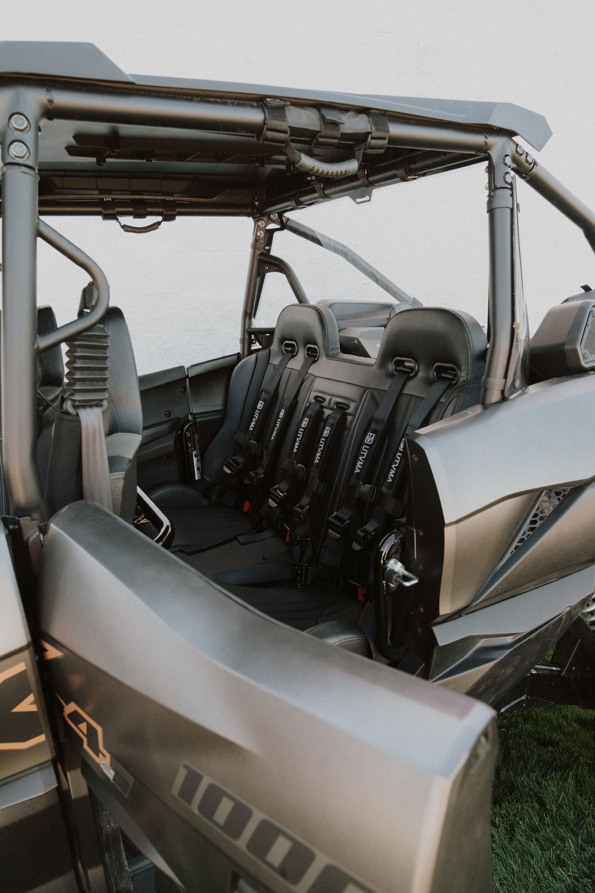 Photo of KRX 4 Rear Bench Seat (2023-2025) W Harnesses by UTV Mountain Accessories - Premium Seats & Accessories for UTVs / Side by Sides
