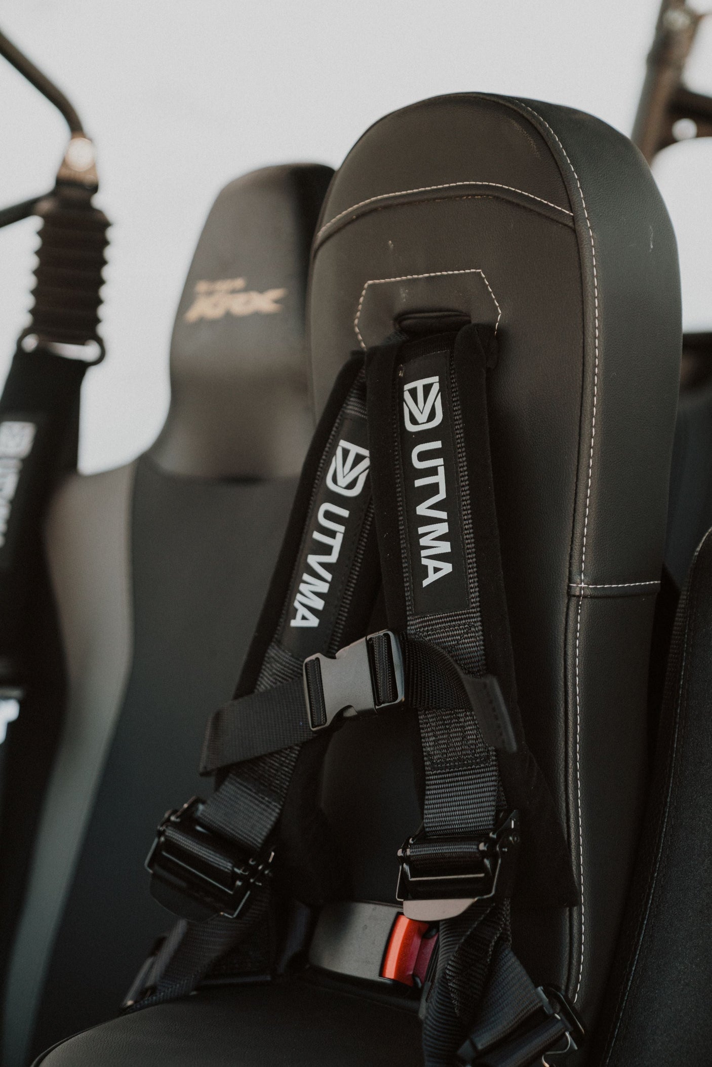 Photo of Kawasaki KRX 4 Front Bump Seat (2023-2025) by UTV Mountain Accessories - Premium Bump Seats for UTVs / Side by Sides