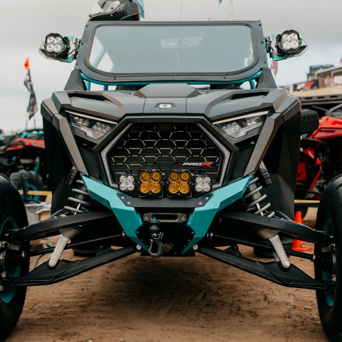 2025+ Polaris RZR Pro R Plate Winch Bumper – product detail 5