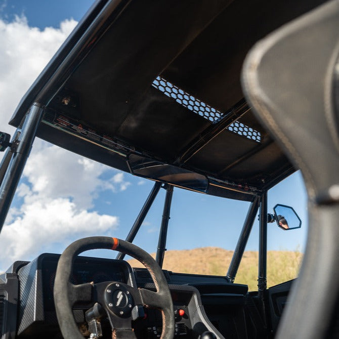 Super DELUXE 16” Offroad UTV Center Rearview Mirror - Huge Field of Vision + Durable Aluminum (2024)