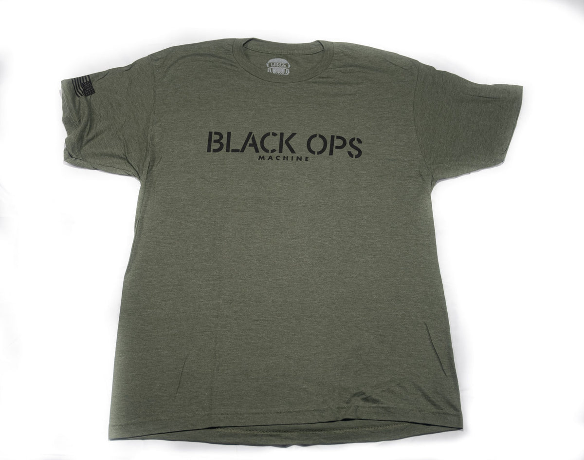 Black Ops Machine Green Heathered T-Shirt
