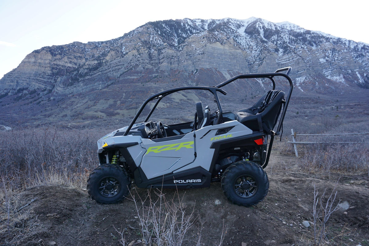 Photo of RZR 900/1000 Trail Back Seat and Roll Cage (2021-2025) by UTV Mountain Accessories - Premium Roll Cages for UTVs / Side by Sides