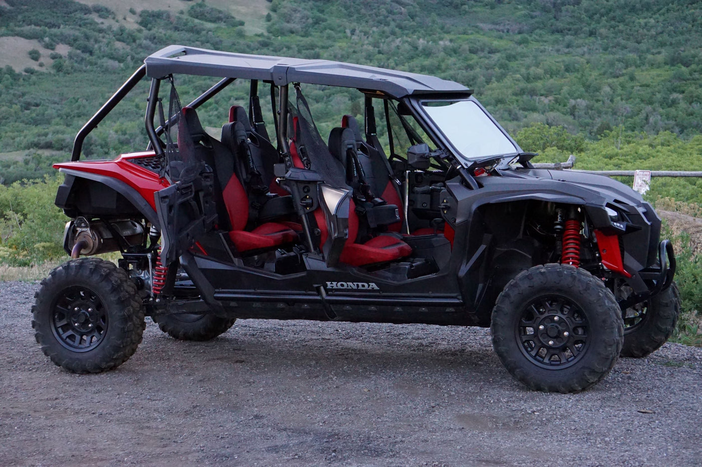 Photo of Honda Talon 4 Rear Bump Seat (2020-2025) by UTV Mountain Accessories - Premium Bump Seats for UTVs / Side by Sides
