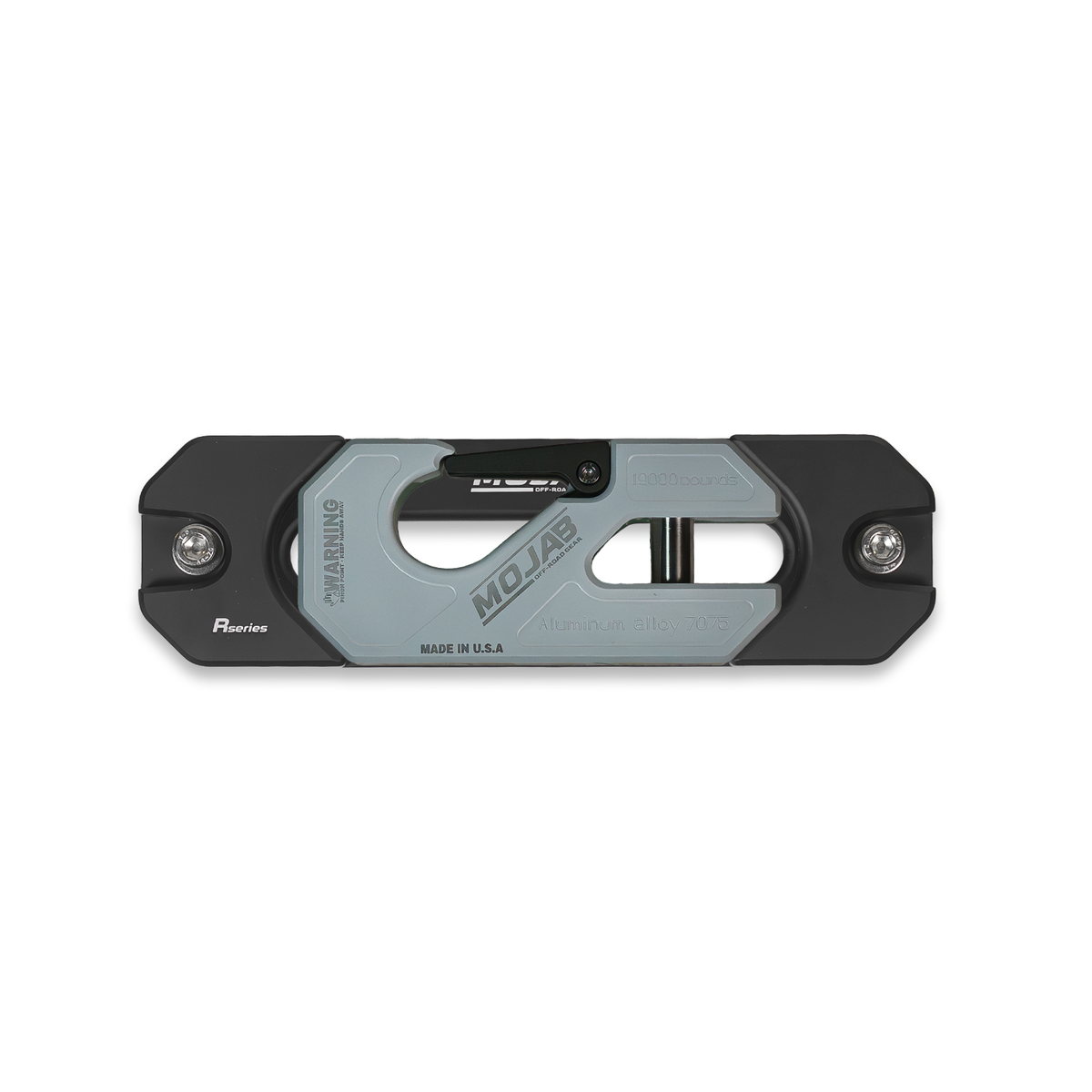 Photo of Aluminum Recessed Winch Shackle with Fairlead Kit, closed latch (LIFE TIME WARRANTY*) by MOJAB OFFROAD - Premium Winches & Winch Mounts for UTVs / Side by Sides
