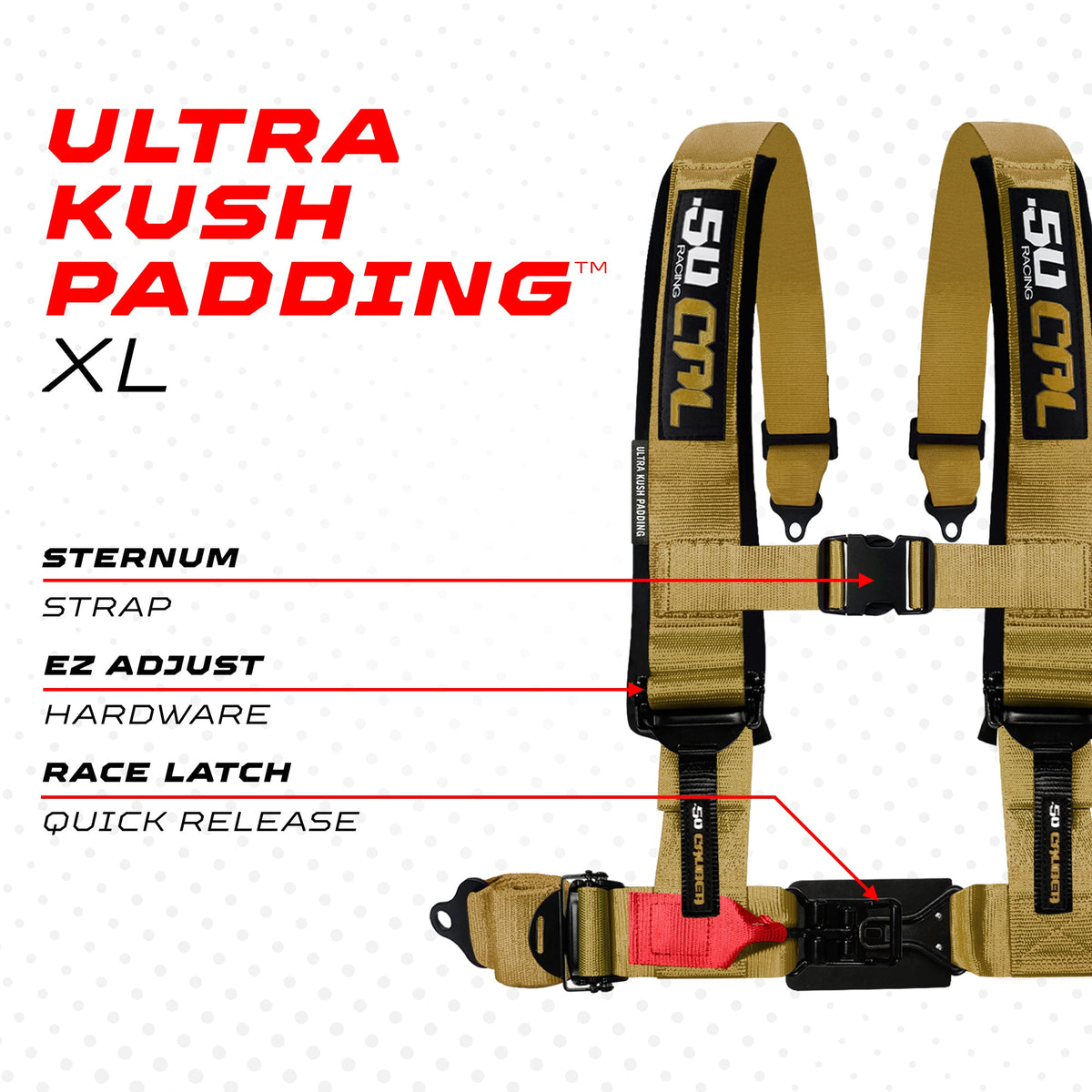 Elite EZ-Adjust 4/5-Point UTV Harness