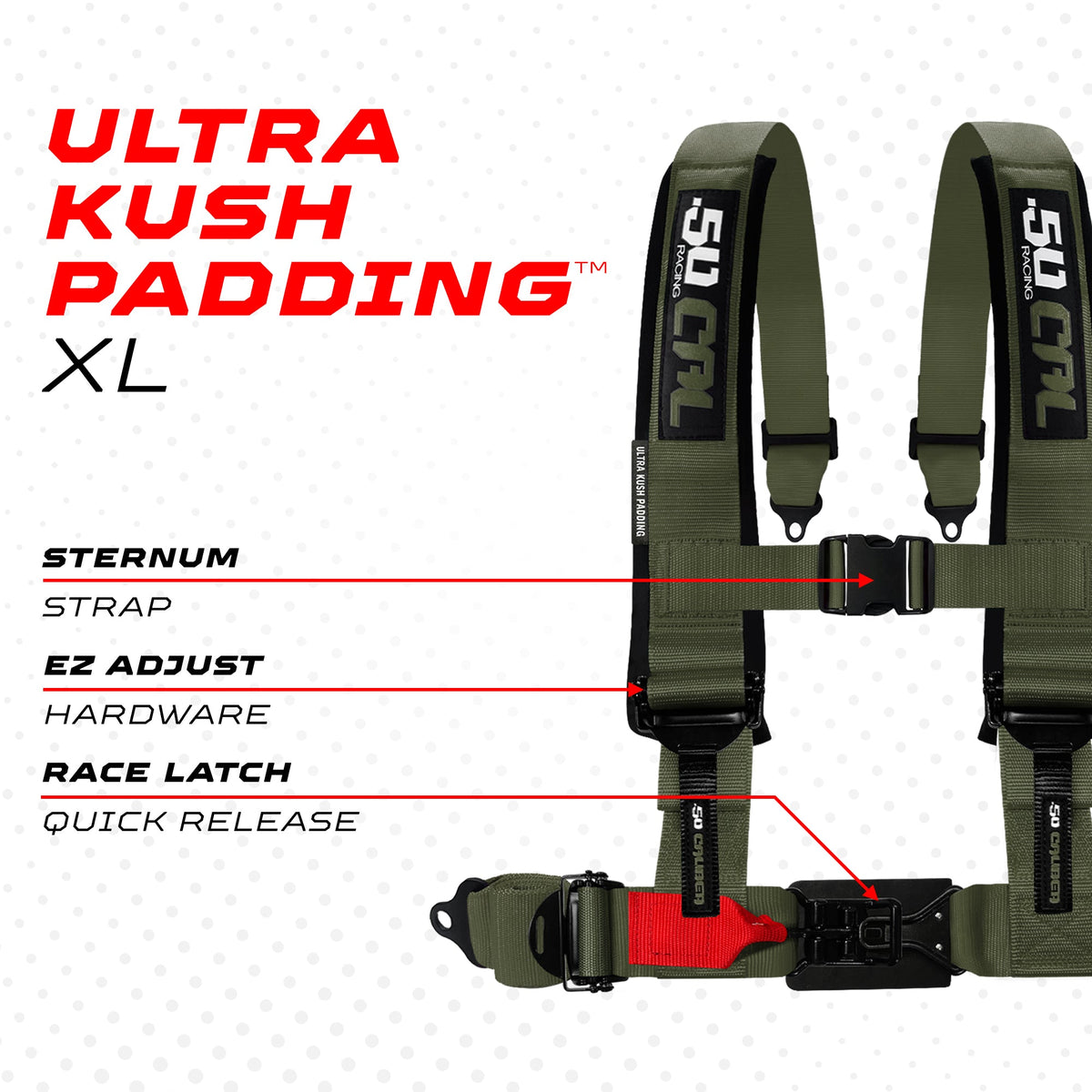 Elite EZ-Adjust 4/5-Point UTV Harness