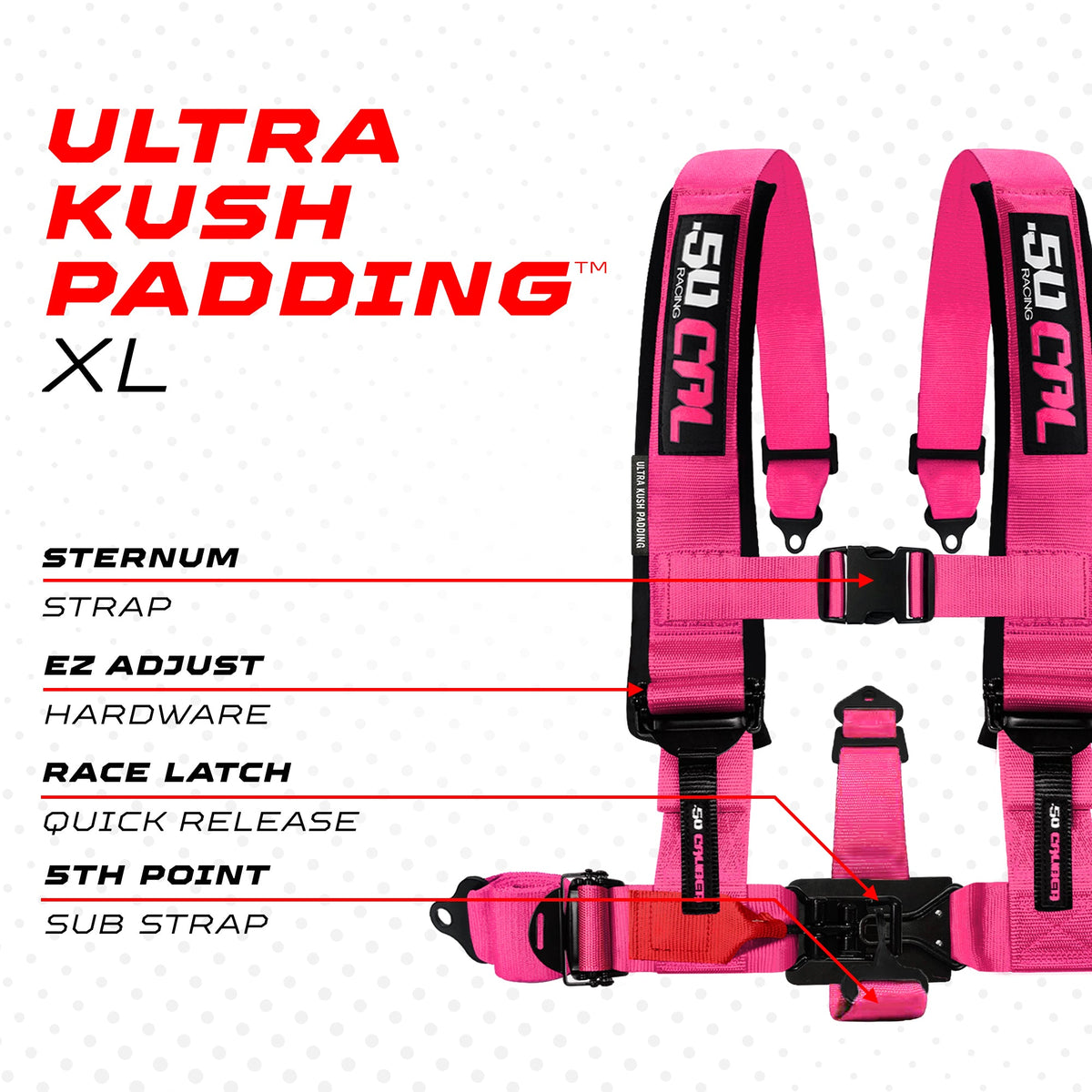 Elite EZ-Adjust 4/5-Point UTV Harness