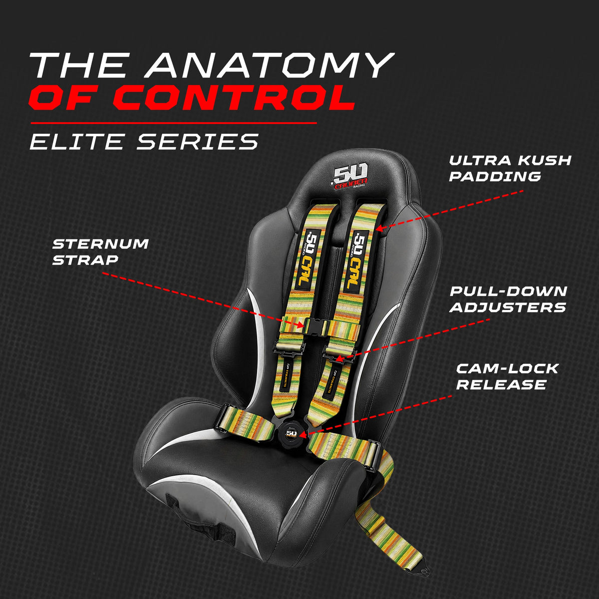 Elite Camlock 4/5-Point UTV Harness