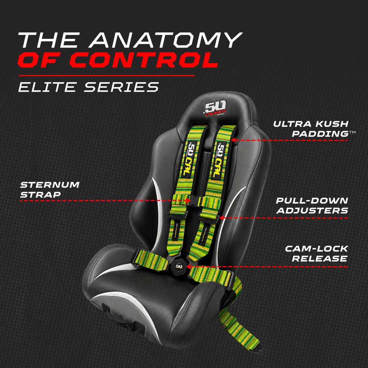 Elite Camlock 4/5-Point UTV Harness