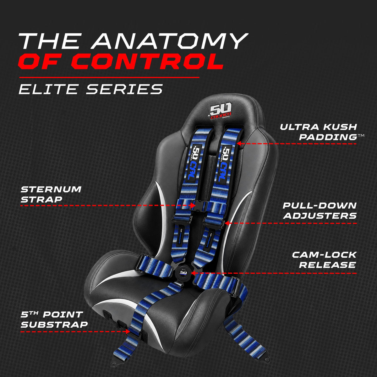Elite Camlock 4/5-Point UTV Harness